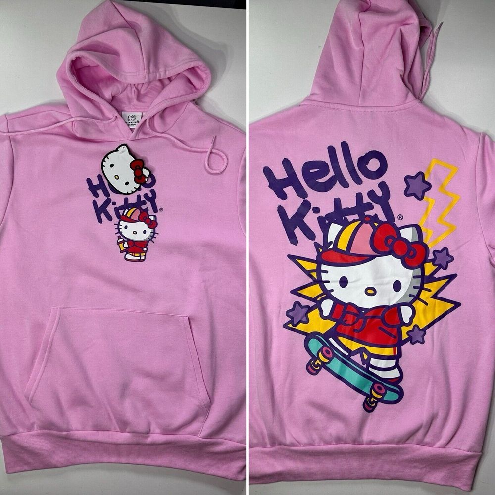 Hello Kitty Pink Hoodie‎ Size Medium New